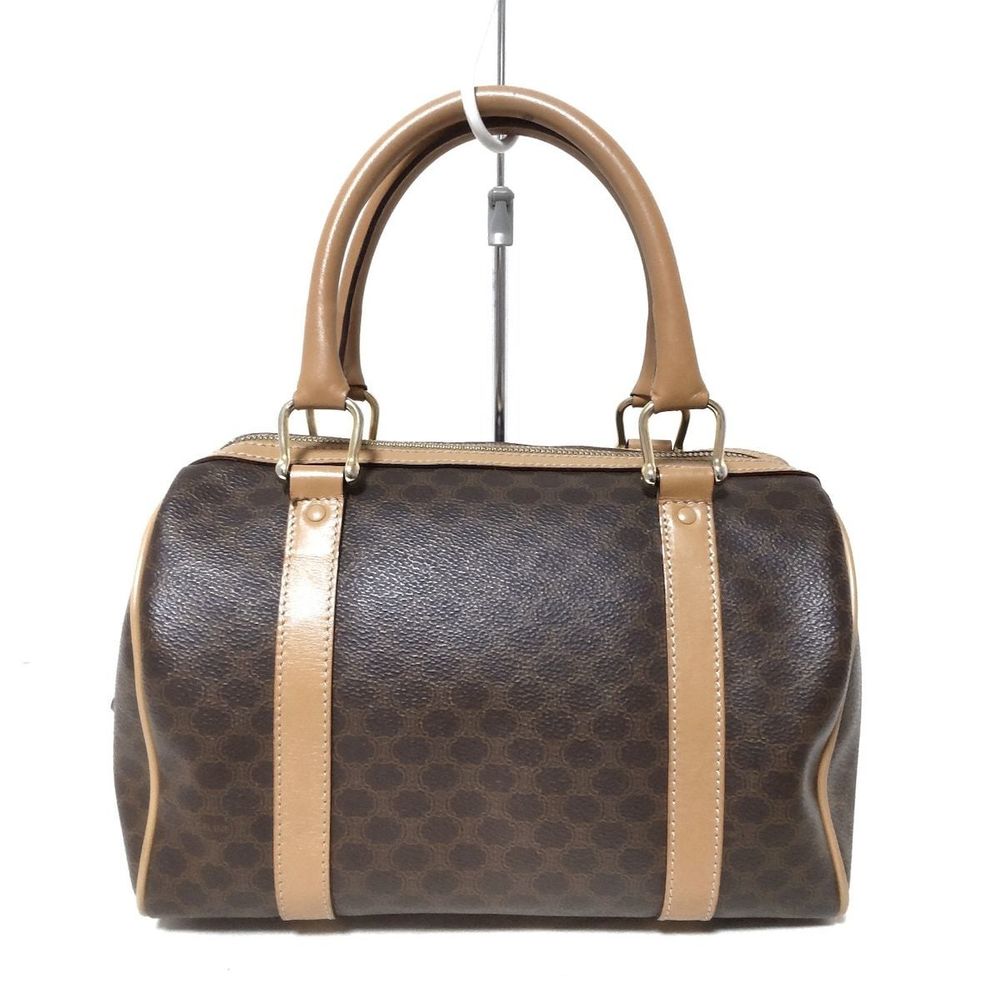 Celine Brown Pattern Handbag Macadam - image 3